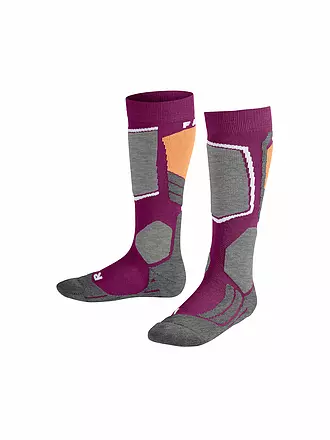 FALKE | Chaussettes de ski enfant SK 2 | beere